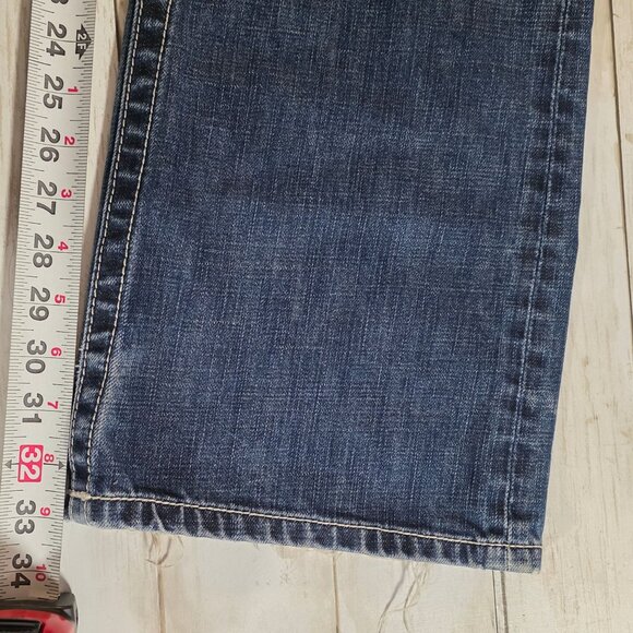 Affliction Black Premium Cooper Denim Jeans Men 36 Long Distressed Casual Grunge - Picture 7 of 10